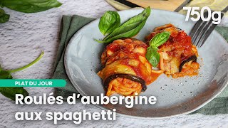 Roulés daubergine aux spaghetti  Un incontournable sicilien  750g [upl. by Gaskins]