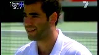 Kooyong Classic 2001 1R EXH Rafter vs Sampras [upl. by Elttil]