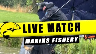 Live Match Fishing  Makins Fishery Summer Match 2023 [upl. by Oelak]