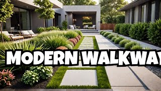 Transform Your Outdoor Space with These Modern Walkway Design Ideas [upl. by Groeg]