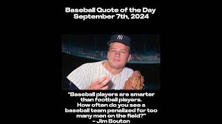 Baseball Quote of the Day September 7th 2024 [upl. by Ardnuassak]