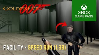 GoldenEye 007 Xbox  Facility Speedrun PB 138 [upl. by Finkelstein426]