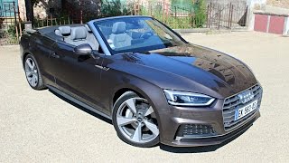 Essai – Audi A5 Cabriolet 2017  une décapotable presque familiale [upl. by Llereg]