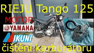 Rieju Tango 125 čištění karburátoru Mikuni [upl. by Anna-Diana]