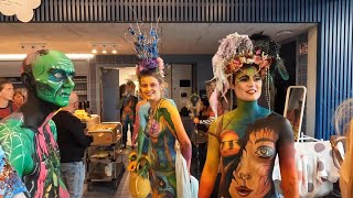 Belgian Bodypaint Championship best body art part 1 [upl. by Goddord583]