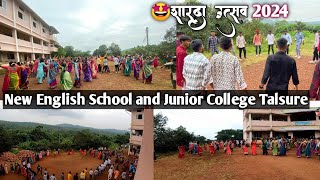 🤩New English School and Junior College Talsure navratri festival 🎎 [upl. by Froh]