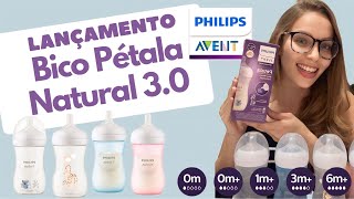 Bico Pétala e Bico Natural Avent qual a diferença Novo Bico para Mamadeira Avent  Philips Avent 2 [upl. by Ahsiryt]