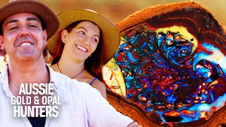 Opal Whisperers Hit the Motherload of Opals  Outback Opal Hunters [upl. by Kcirddehs78]