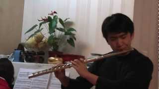 Mercadante Flute Concerto in E minor first movement played by Jonathan Ma [upl. by Lenoil]