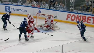 Shipachyov ties the game with laser shot [upl. by Ahsikym]