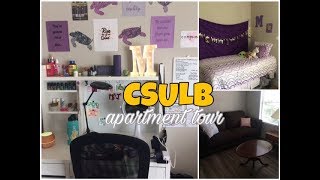 CSULB APARTMENT TOUR [upl. by Dyrraj]