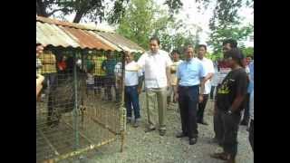 Rizal Governor Casimiro Ynares Mayor Eli Pillas turn over Philippine Eagle 2 [upl. by Marybella]