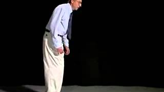 Parkinsonian Gait Demonstration [upl. by Airdnahc306]