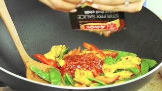 Singapore Chicken Noodles Recipe Amoy [upl. by Cis]