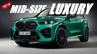 Top 10 Best MidSize Luxury SUVs in 2024 [upl. by Yesiad448]