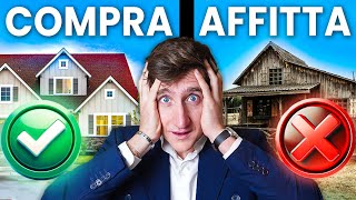 Conviene COMPRARE CASA  fare MUTUO o rimanere AFFITTO [upl. by Tailor]