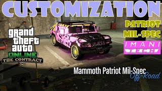 Mammoth Patriot MilSpec Customization Imani Tech  The Contract Update  GTA Online [upl. by Ravens]