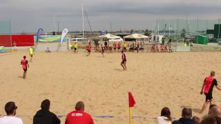 Beach soccer Estonian Cup Final 2017 BSC Thunder Häcker  BSC Alpha 123 [upl. by Pier]