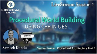 Learn to Construct Procedural Walls in Unreal Engine using C  PWB Episode 1 Live [upl. by Dombrowski347]