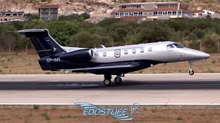 Embraer EMB505 Phenom 300 SPMSG Closeup Landing  Split Airport LDSPSPU [upl. by Ute]