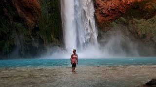 Havasupai Falls  Backpacking to incredible waterfalls in Arizona [upl. by La785]