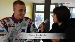 Simas Juodvirsis KZ2 European Champion 2012 [upl. by Damal437]