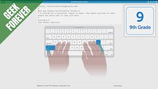 ⌨️Typingcom  9th Grade Curriculum Part 6 [upl. by Harman]