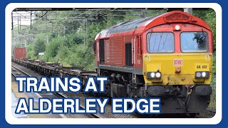 Trains at Alderley Edge railway station 14082023 [upl. by Htiekal]