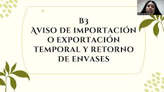 DESEMPEÑO 1ER CORTE VIDEO “B3”PROCEDIMIENTOS Y TRÁMITES ADUANEROS [upl. by Hannavas]