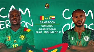 TotalEnergies AFCON 2021  Cameroon vs Comoros  Round of 16 [upl. by Darcey]