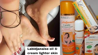 Bleaching Labidjanaise lightening carrot body cream amp Oil body treat get Softer skin [upl. by Nojram]