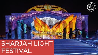 Sharjah Light Festival Stunning show marks opening night [upl. by Nnylirej579]