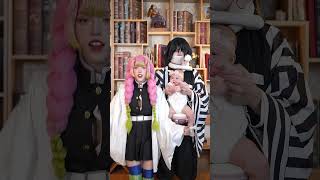 Obanai x Mitsuri trend Chiki Chiki Bam Bam  Trà Đặng cosplay obanaixmitsuri obanai mitsuri [upl. by Roma875]