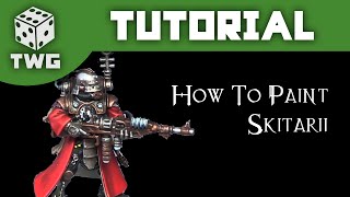 How To Paint Skitarii  Warhammer 40k Adeptus Mechanicus Tutorial The War Gamer [upl. by Esorrebma26]