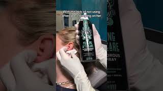 Avoid piercing bumps with Base Laboratories Piercing Aftercare Spray for a safer healing process [upl. by Mccormick]