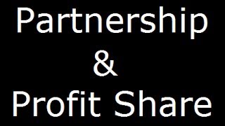 Profit share formula  How to share profits between partners  Find Duration from profit share [upl. by Ardisi488]