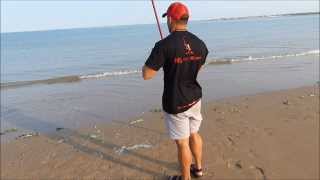 PESCA SURFCASTING HUMBERTO GACIO DAIWAHAYABUSA quotLA SEGUNDAquot [upl. by Ziegler]