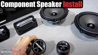 Component Speaker Installation  AnthonyJ350 [upl. by Eiramanitsirhc]