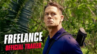 Freelance 2023 Official Trailer  John Cena Alison Brie Juan Pablo Raba Christian Slater [upl. by Ykceb]