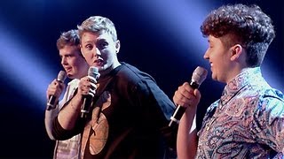 James James and Curtis performance  The Frays How To Save A Life  The X Factor UK 2012 [upl. by Nsaj900]