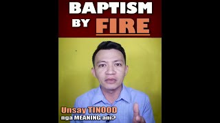 BAPTISM BY FIRE  Matthew 311 Perfectly Explained [upl. by Noisla]