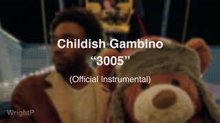 Childish Gambino  3005 Official Instrumental [upl. by Esalb]