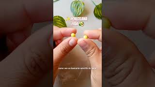 🥑hebillas de palta✨ porcelanafria tutorial shorts [upl. by Lebam]