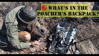 Whats in the Poachers Backpack [upl. by Ponce803]