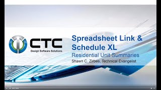 Spreadsheet Link and Schedule XL  Residential Unit Summaries [upl. by Medeah]