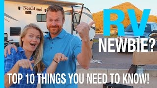 RV NEWBIE TOP 10 THINGS EVERY NEW RV OWNER SHOULD KNOW RV LIVING HOW TO VIDEO [upl. by Lerret]