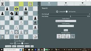 Chess Tactics  Discovered Attack Lichess Puzzles [upl. by Medardas479]