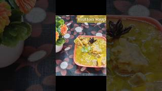 mutton soup  मटणाचा अळणी रस्सा mutton muttonsoup recipe nonveg shorts [upl. by Naul]