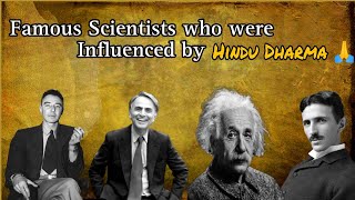 Famous Scientists who were Influenced by Hindu Dharma 🙏 Science Vs Hinduism science hindu [upl. by Ekard]