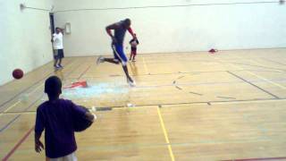 Jyron Mitchell Breaking the backboard [upl. by Lain]